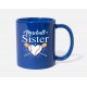 Baseball Sister Royal Blue Mugs